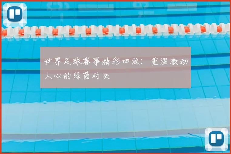 世界足球赛事精彩回放：重温激动人心的绿茵对决